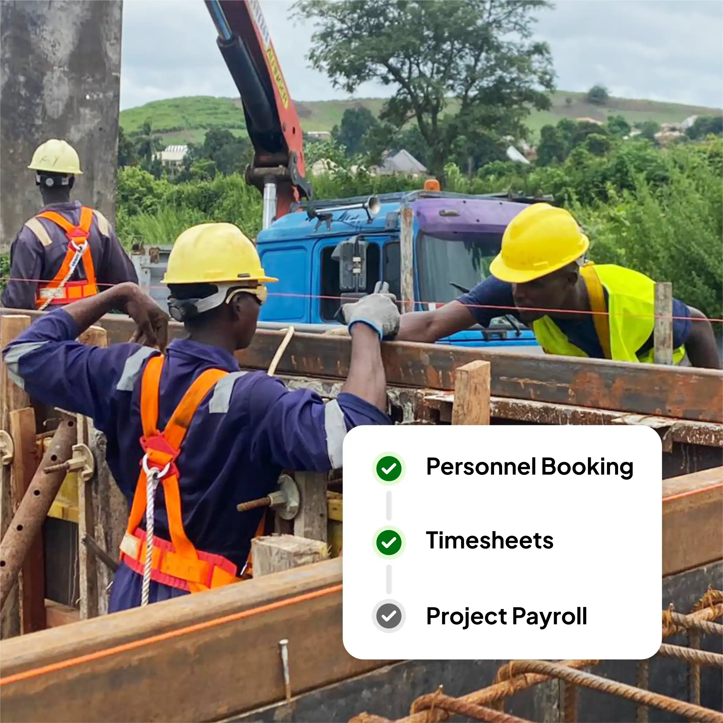 Project teams coordinating site deployment